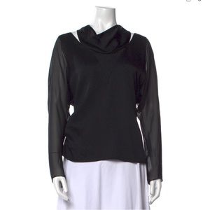 Lanvin Silk halter neck blouse